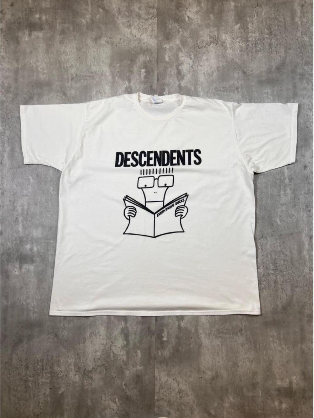 Descendents Everything Sucks Punk Band T-Shirt White 3XL